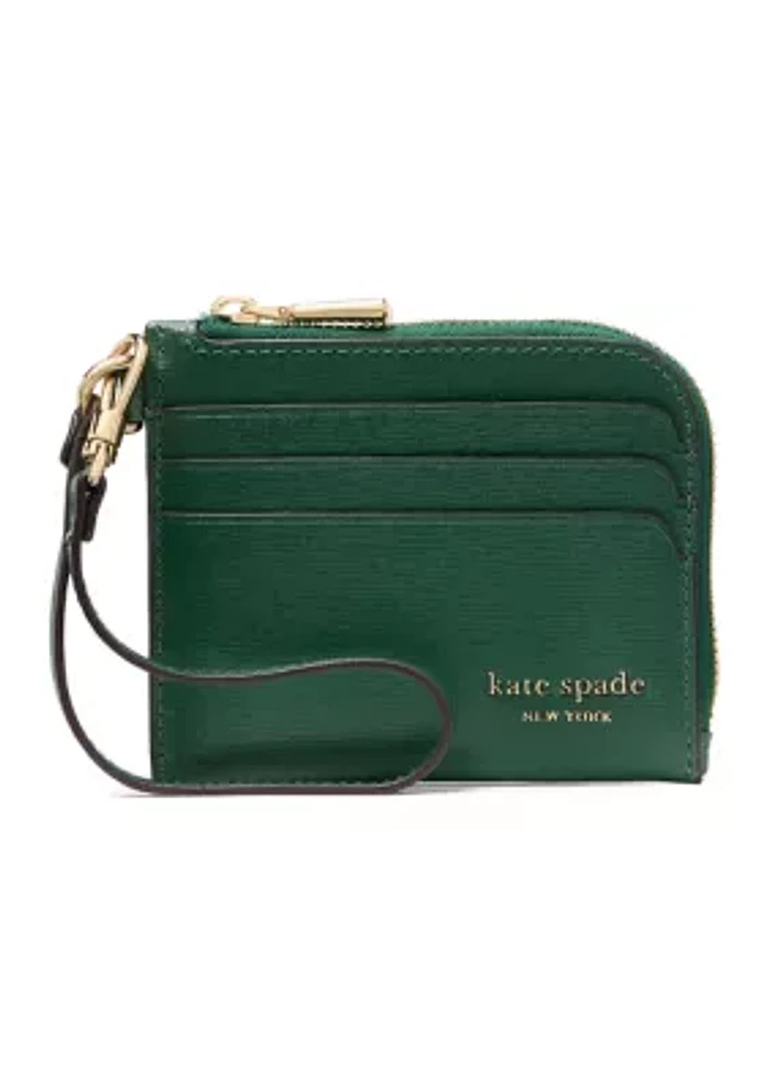 Devin Saffiano Leather Coin Card Case