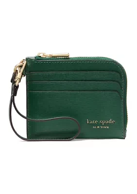 Devin Saffiano Leather Coin Card Case