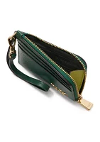 Devin Saffiano Leather Coin Card Case
