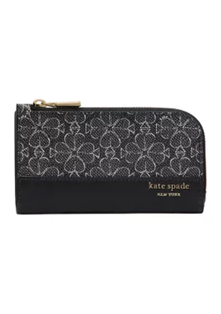 Spade Flower Small Slim Bi Fold Wallet