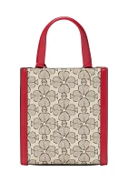 Spade Flower Coated Canvas VDay Manhattan Mini Tote 