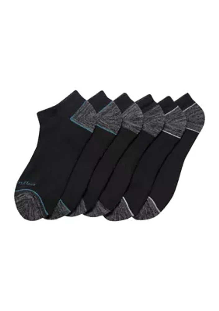 6-Pack Recycled No Show Socks