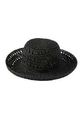 Women's Open Weave Cloche Hat