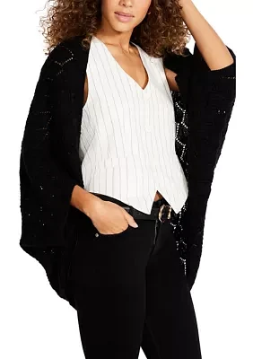 Women's Pretty Pointelle Shrug