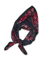 Floral Garden Square Scarf