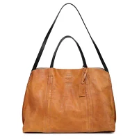 Forest Island Leather Tote