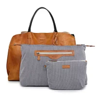 Forest Island Leather Tote