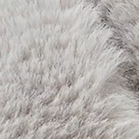 Faux Fur Double Band Slide Slippers