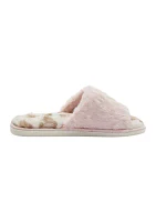 Open Toe Fur Slippers