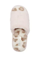 Open Toe Fur Slippers