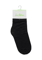 Nylon Logo Anklet Socks - 3 Pack