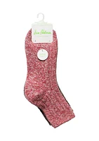 Super Soft Marled Ribbed Knit Midi Boot Socks - 3 Pack