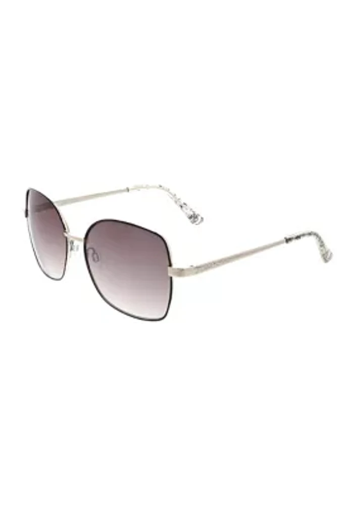 Modern Metal Square Sunglasses