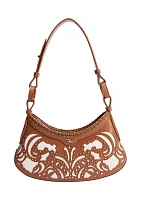 Willette Floral Dye Cut Shoulder Bag