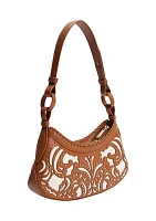 Willette Floral Dye Cut Shoulder Bag