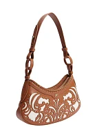 Willette Floral Dye Cut Shoulder Bag