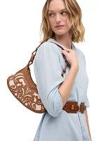 Willette Floral Dye Cut Shoulder Bag