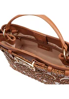 Willette Floral Dye Cut Satchel