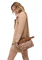 Willette Floral Dye Cut Satchel
