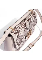 Christy Convertible Snake Printed Shoulder Bag