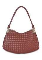 Christy Woven Shoulder Bag