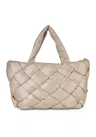 Jianna Woven Nylon Tote