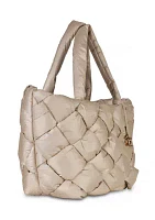 Jianna Woven Nylon Tote