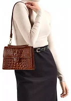 Small Hallie Leather Satchel 