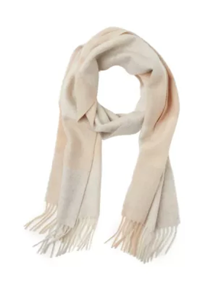 Cashmere Color Block Woven Scarf