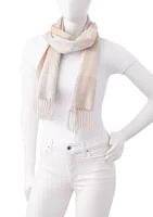 Cashmere Color Block Woven Scarf