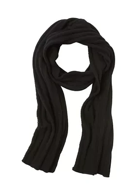 Cashmere Ribbed Scarf