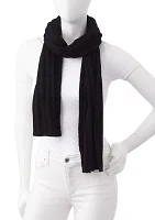 Cashmere Ribbed Scarf