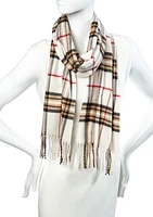 Fraas Plaid Cashmink Scarf