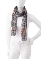 Paisley Print Scarf