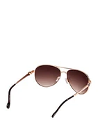 Metal Aviator Sunglasses