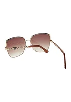 Metal Square Sunglasses