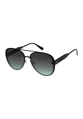 Rimless Aviator Sunglasses