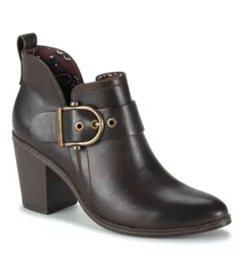 Karina Block Heel Ankle Bootie