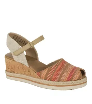 Acadia Peep Toe Wedge Sandal