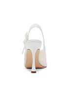 Bri Pearl Bow Slingback Heels