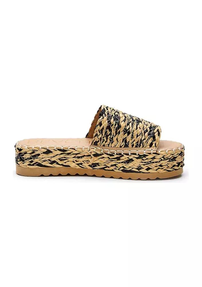 Belk Del Mar Raffia Sandals | The Summit