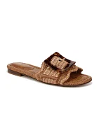 Bambi Raffia Slide Sandals