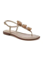 Gigi Flora Thong Sandals