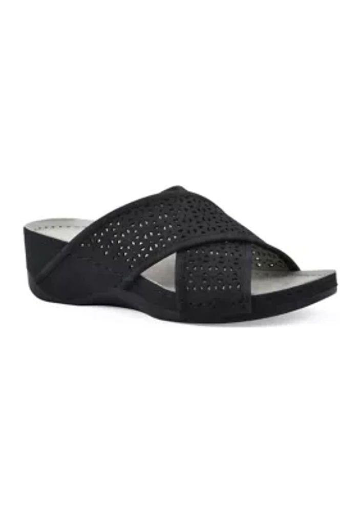 Collet Wedge Sandal