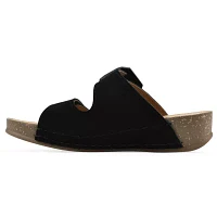 Fearful Slip On Wedge Sandals