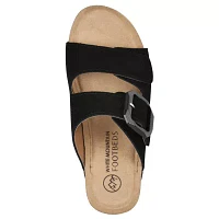 Fearful Slip On Wedge Sandals