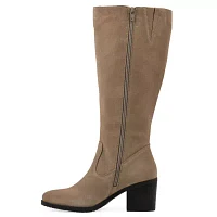 Tater Heeled Wide Calf Tall Shaft Boot