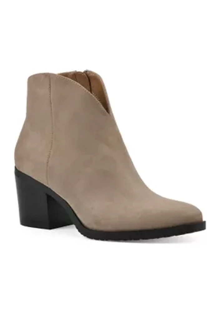 Tattles Western Heeled Booties