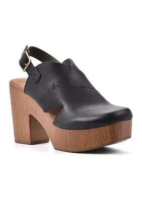 Thalia Platform Heel Clogs