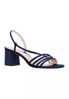 Natalia Asymmetrical Sling Sandals